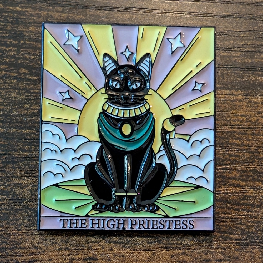 'The High Priestess' Tarot Card Pin